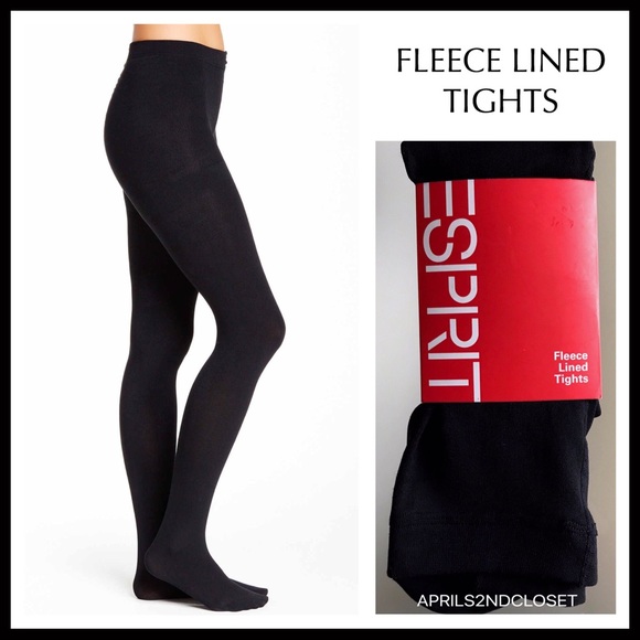 COZY BLACK FLEECE LINED TIGHTS A2C - Picture 8 of 8
